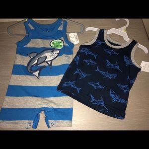 NWT-Children’s Place & Carter’s Boys Shark